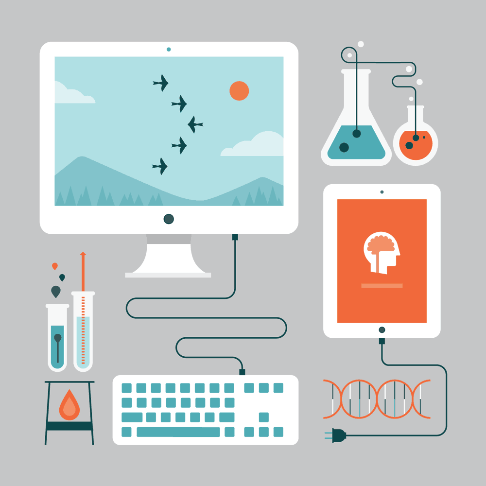 Lumosity Science Illustration - Julie West